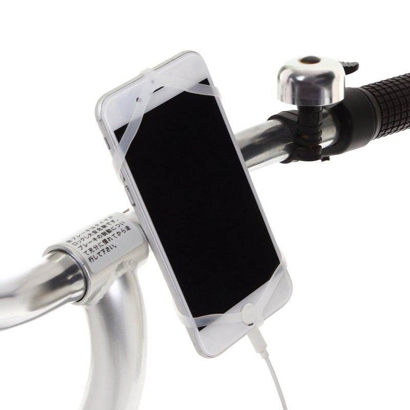J-Vesta 自転車 スマート ホルダー 固定 スタンド シリコン タイプ iPhone7 柔軟性
