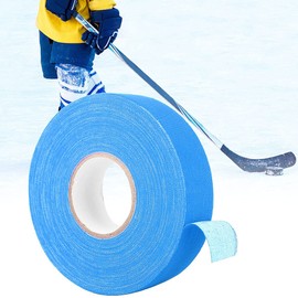Hockey Tape, Sturdy Hockey Protective Tape Athletic Tape Lacrosse Tape Sport Safety Badminton Baseball Ice Pole Rod Pads Hockey Stick Tapes Sports Tape, Hockey Grip Tape(Sky Blue)