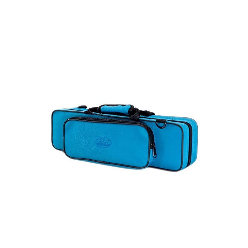 "C" Flute/Piccolo Combo Case with Shoulder Strap (Blue)