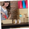 TEHAUX 2pcs High Stickiness Carton Packing Tape for Secure Sealing