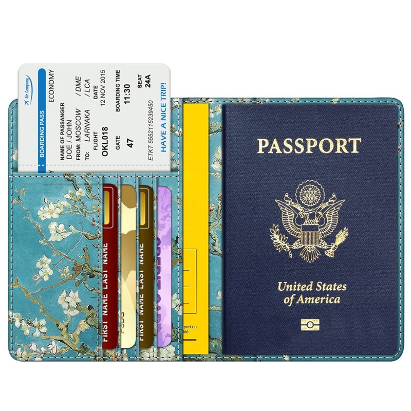 Fintie Passport Cover - Premium Faux Leather Passport Protective Cover