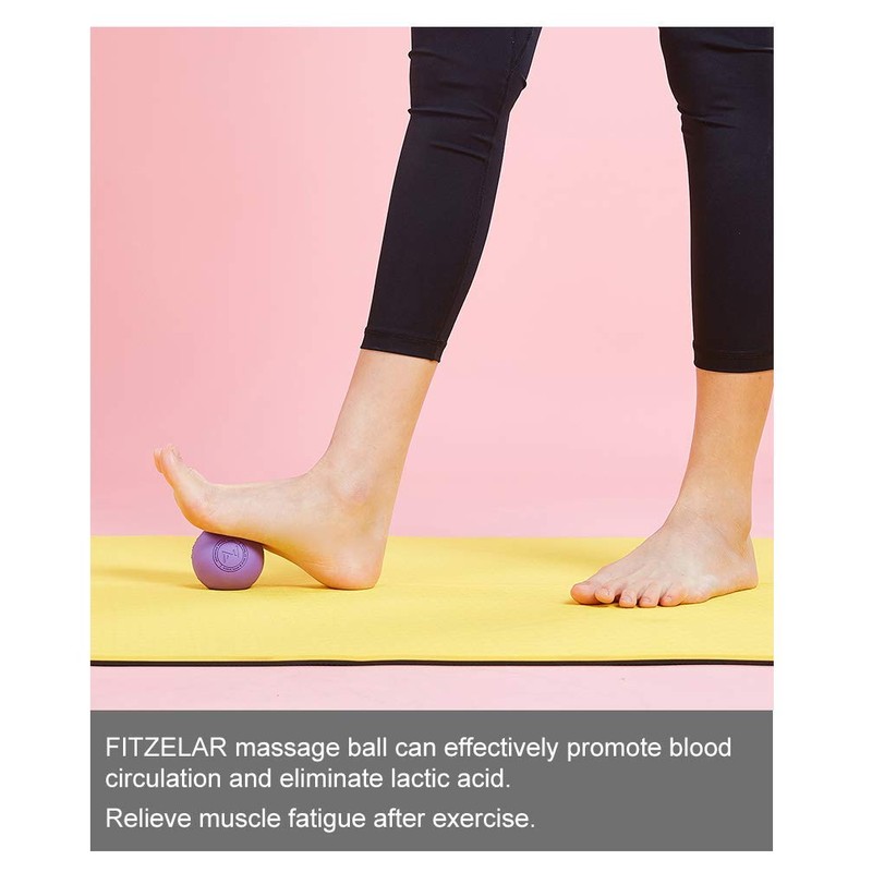 FITZELAR Massage Lacrosse Balls for Myofascial Release, SGS Certification, Massage