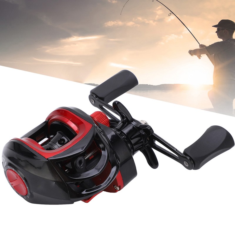 LK201 Plastic/Aluminum Alloy Black Red Magnetic Brake Standard Right/Left Hand