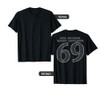 Number and Position 69 T-Shirt with German Text "Nur Gucken,