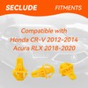 SECLUDE 20PCS Bumper Moulding Fastener Rivet Radiator Grille Clip Replace