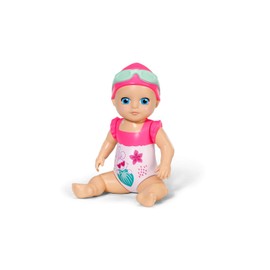 BABY born Splish Splash Emma 839133 Zapf Creation Bath Toy Emma in Bath Outfit with Mechanical Swimming Function for Children from 1 Year
