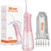 Bitvae Irrigador Bucal Inalámbrico, púas de limpieza de dientes de