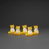 Konstsmide 6233-203 LED Acrylic Foxes Sitting, Set of 5, 40
