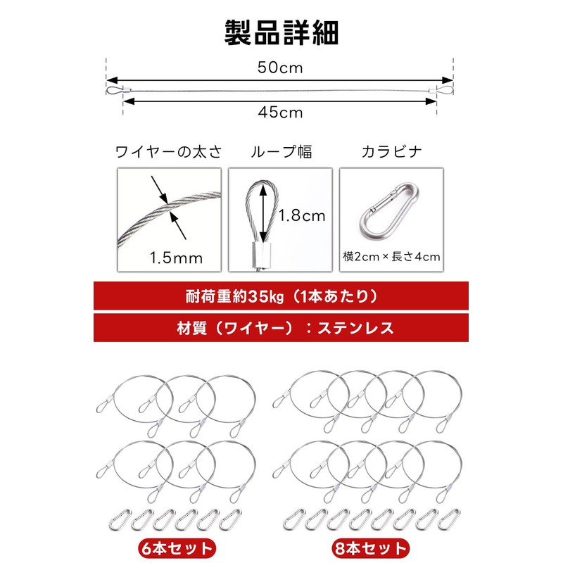 (Disaster Prevention Supervision) Drop Prevention Wire, Earthquake Prevention, Width 0.6