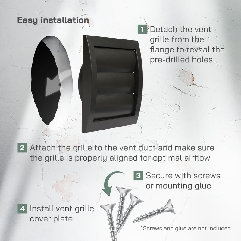 Vent Systems Ø100 mm / 4" Inch - Anthracite Air