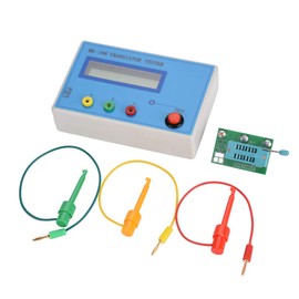 Focket Transistor Tester, MK-168 8MHz External Crystal Multifunction Diode Triode Capacitance Tester RLC NPN PNP MOS Meter with Automatically Detect