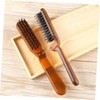 Outanaya 2Pcs Portable Folding Boar Bristle Travel Comb Set Convenient