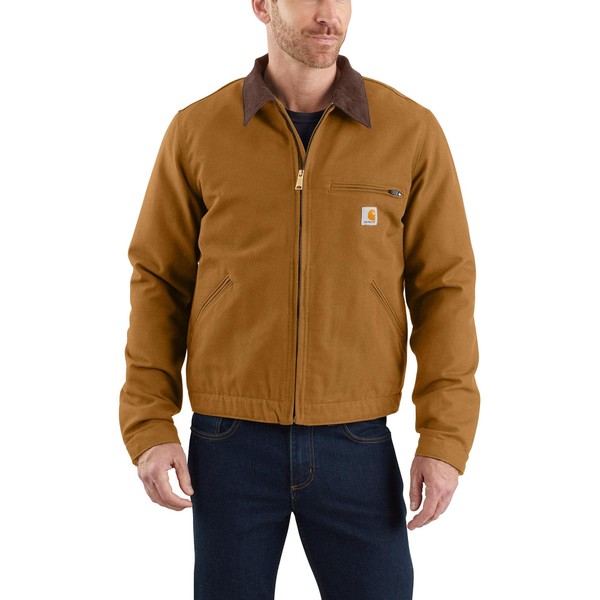 Carhartt mens Duck Detroit Jacket (Big & Tall) Work Utility