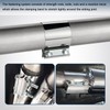 Butt Joint Exhaust Clamp, Stainless Steel Muffler Pipe Clamp Band
