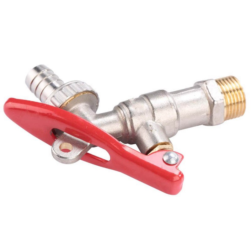 Brass 1/2 Inch Thread Tap Lockable Tap Home Outdoor Garden