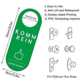 1 Piece Do Not Disturb Sign, Door Sign for Children's Room, Please Do Not Disturb Sign and Come Rein Door Sign, Door Sign Please Do Not Disturb, Printed on Both Sides, Door Pendant for Office Door,