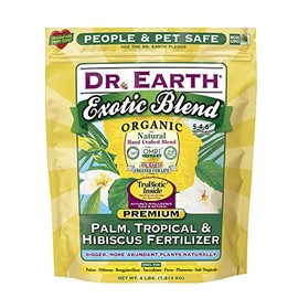 Dr. Earth INC 756P Exotic Exoitc Blend Palm, Tropical & Hibiscus Fertilizer 4lb (2-Pack)