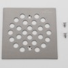 VOURUNA Square 4-1/4(4.25) inch Screw-in Shower Floor Drain Grate Strainer