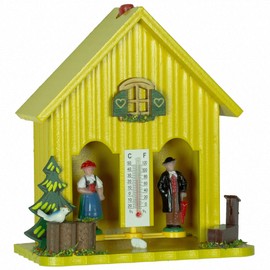 Trenkle Weather House Yellow TU 893 Yellow
