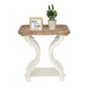 Elesuli Accent Wood Farmhouse End Table Side Tables Nightstand Natural