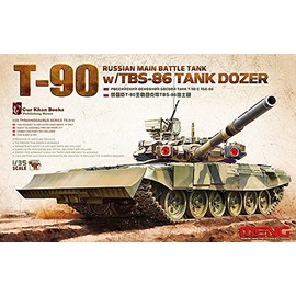 MENG "Model 1:35 Russian Main Battle Tank T-90 w/TBS-86 Tank Dozer Kit (Multi-Colour)