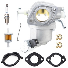 KELKONG 594207 Carburetor Kit Compatible with B&S 593197 595216 596375 597126 597128 Intek Engine Mower Tractor Carb Work for 40N777 40N877 Engine (with fuel filter)