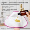 Pedobi Reusable Castor Oil Pack Wrap for Liver Detox, Castor