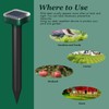 INENNT Solar-Powered Deer & Rabbit Repellent Devices for Outdoor Garden