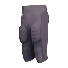 Russell Athletic Beltless Football Pant - Enhanced Padding for Optimal Safety, Premium Beltless Design Football Pants with Integrated Pads for Unmatched Performance, Stealth, XL