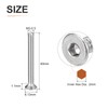 DTGN M3-0.5 x 40mm Flat Head Socket Cap Screws, 40