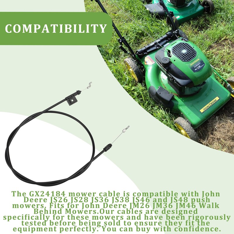 GX24184 Lawn Mower Control Cable Fits for John Deere GX23336,