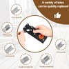 Chamfer Plane Adjustable Woodworking Hand Planer with 6 Cutter Head