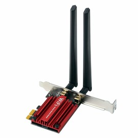 PCIe WiFi Card, AX1800 Wireless WiFi 6 PCI-E Network Adapter, Bluetooth 5.2, 5GHz/2.4GHz Dual Band PCI Express Internal Network Card, PCIe Low-Profile, for Desktop/PC Gaming