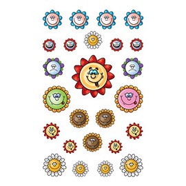 Avery Zweckform 53191 Children's Stickers – 120 Stickers Flowers - Faces Blumen-Gesichter