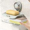 Suction Soap Holder - Wall Soap Dish with Drain, Shower