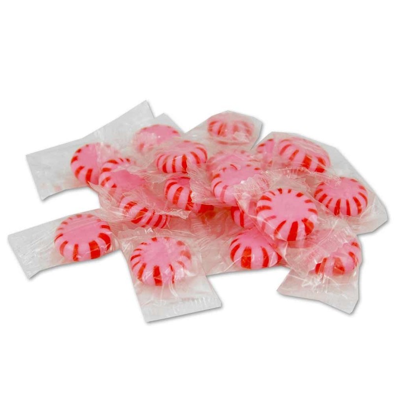 Starlight Peppermint With Cinnamon 2 Lbs Bulk Hard Candy Discs