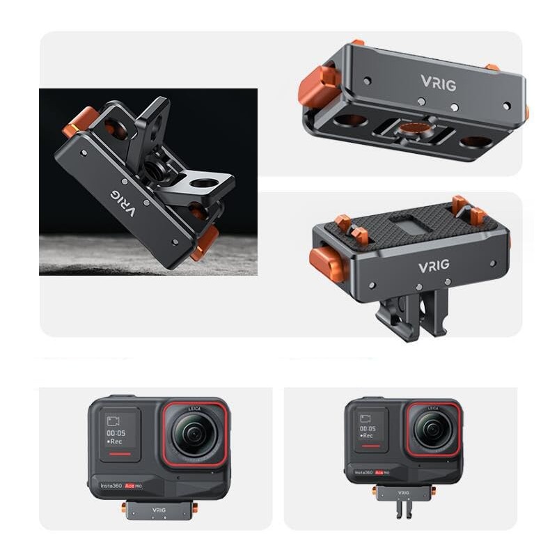 Coyktonty Quick Release Mount for INSTA360 Ace Pro/Ace/ONE X3/ONE X2/Gopro