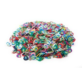 1000 Pieces Mini Accessories for Slime Crafts Nail Art and Face Decoration [Feather]