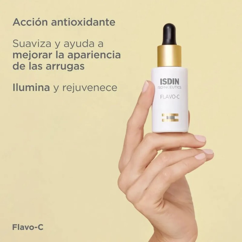 Isdinceutics Flavo-C Sérum Antioxidante con Vitamina C Pura, 30 ml