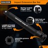 DAKCOS 1/2" Impact Socket Extension Bar Set, 3 Pieces Extensions
