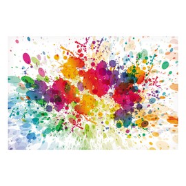 Fun Express - Paint Splattered Backdrop Banner for Art Party - VBS Vacation Bible School Supplies/Decor