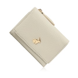 Essence of Poison KAKURENBO Series KDE-3232 Mini Wallet, Trifold, Compact, Women's Cowhide Leather, RABBIT White