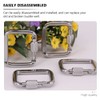 ifundom 3pcs Stainless Steel Square Quick Link Heavy Duty Locking