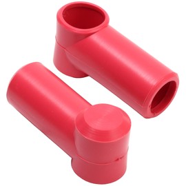 Fastronix 3/8" Stud Terminal Covers (Red) Bulk 50 pack