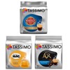 Tassimo 3 Decaf Variety Bundle - 1 x Marcilla Espresso Decaf, Cafe Hag Crema Decaf, LOR Decaf Espresso (All Decaffeinated - Total 48 Servings/Discs)