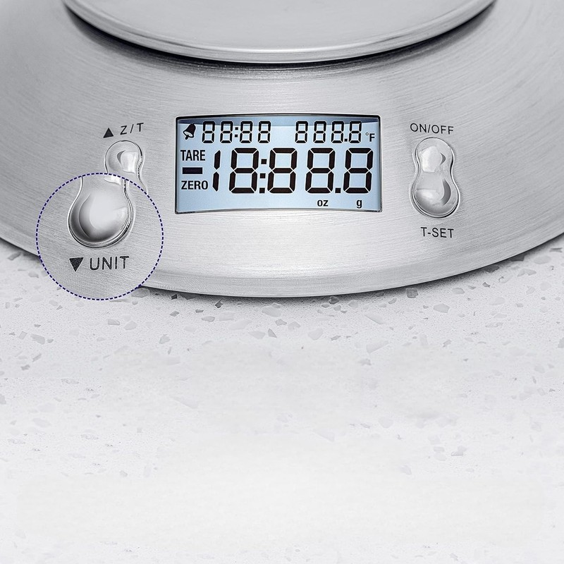 LTC LCD Kitchen Scales WG117 Precision Kitchen Scales with Bowl