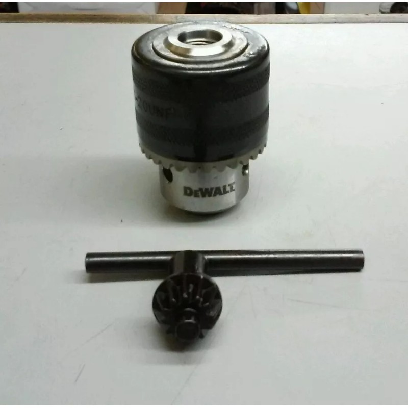 DEWALT DW21E CHUCK & KEY 1/2" INCH THREAD 1/2"