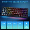 Gaozen 60% Wired Mechanical Gaming Keyboard RGB Backlit Anti-Ghosting Compact