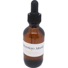 TCEShop Egyptian Musk Scented Body Oil Fragrance [Glass Dropper Top - Gold - 2 oz.] - ID#4606