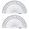 EBOOT 25 Pcs Math Protractors Plastic Protractor 180 Degrees, 4